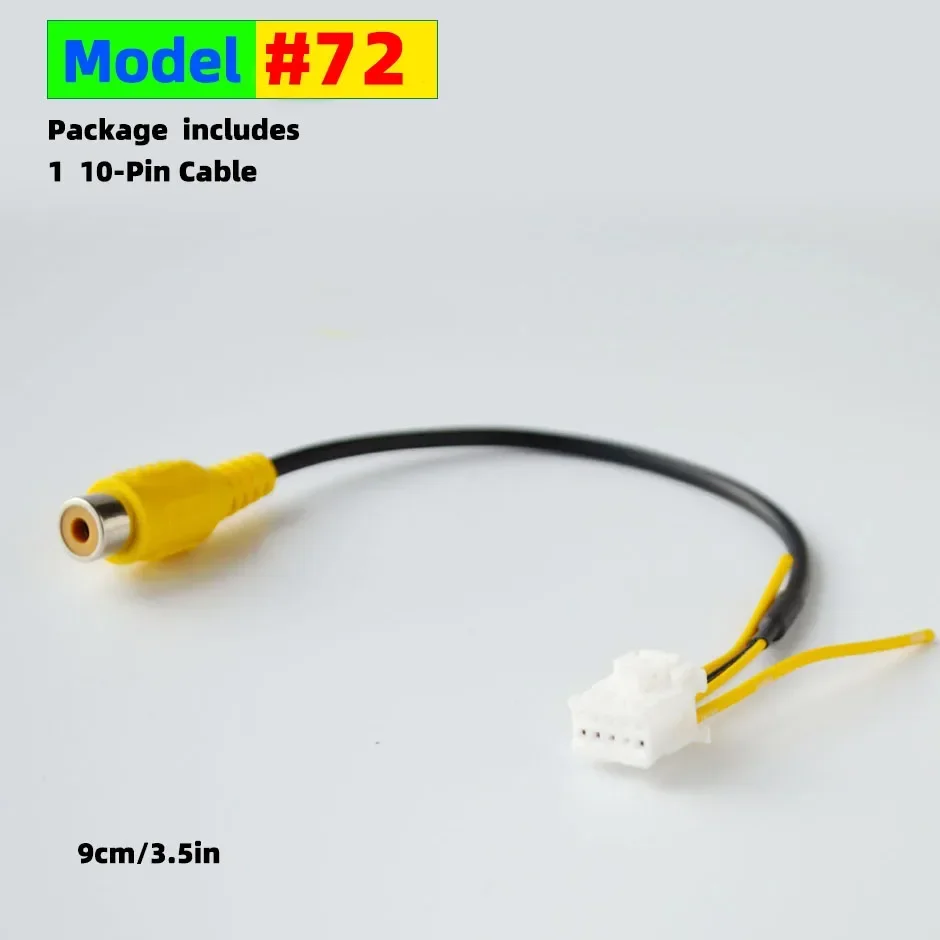 10-Pin RCA Video Cable or 4-pin/6-pin USB for Android Radio Accessories Backup Camera Adapter Wiring Connector Navigation