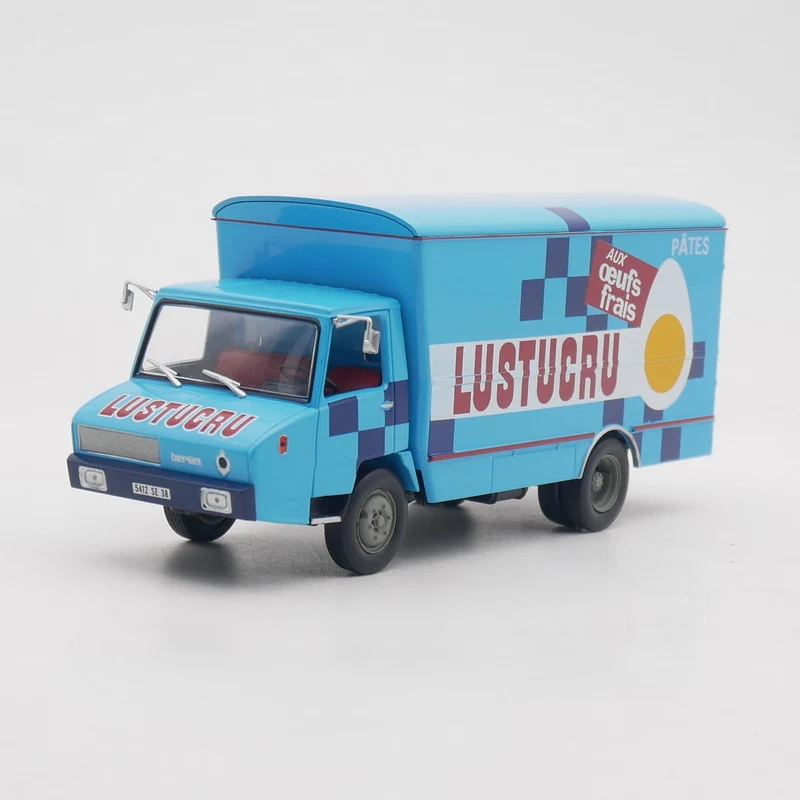 Diecast Ixo 1:43 Scale Berliet Stradair Truck Large Van Alloy Car Model Collectible Toy Gift Souvenir Display Ornament