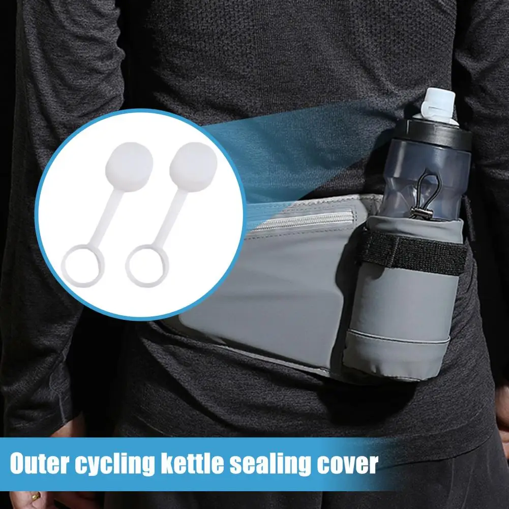 Kettle Dust Cover Bike Bottle Cover 2pcs Food Grade Bpa Free Silicone Water Bottle Mud Caps Heat-resistant for Ultimate