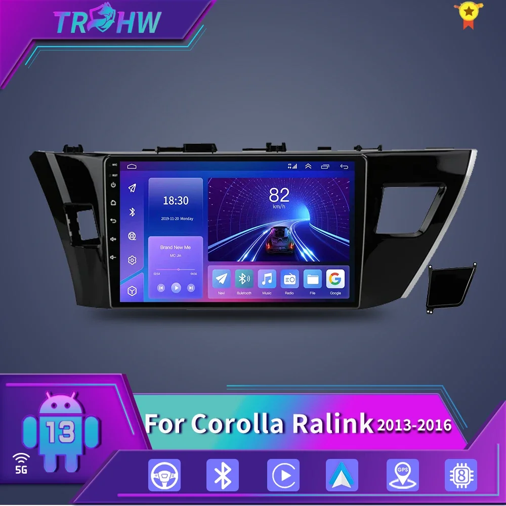 

Автомагнитола для Toyota Corolla 2012-2016, мультимедийный видеоплеер, навигация GPS, Android, 2din, 2 din, dvd