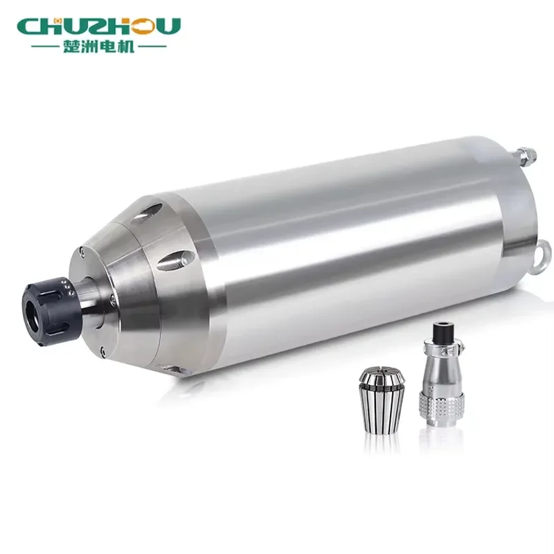High Speed Water-cooled Spindle 5.5kw 380v 125 Diameter Spindle Motor for Woodworking CNC Router Stone Engraving Machine