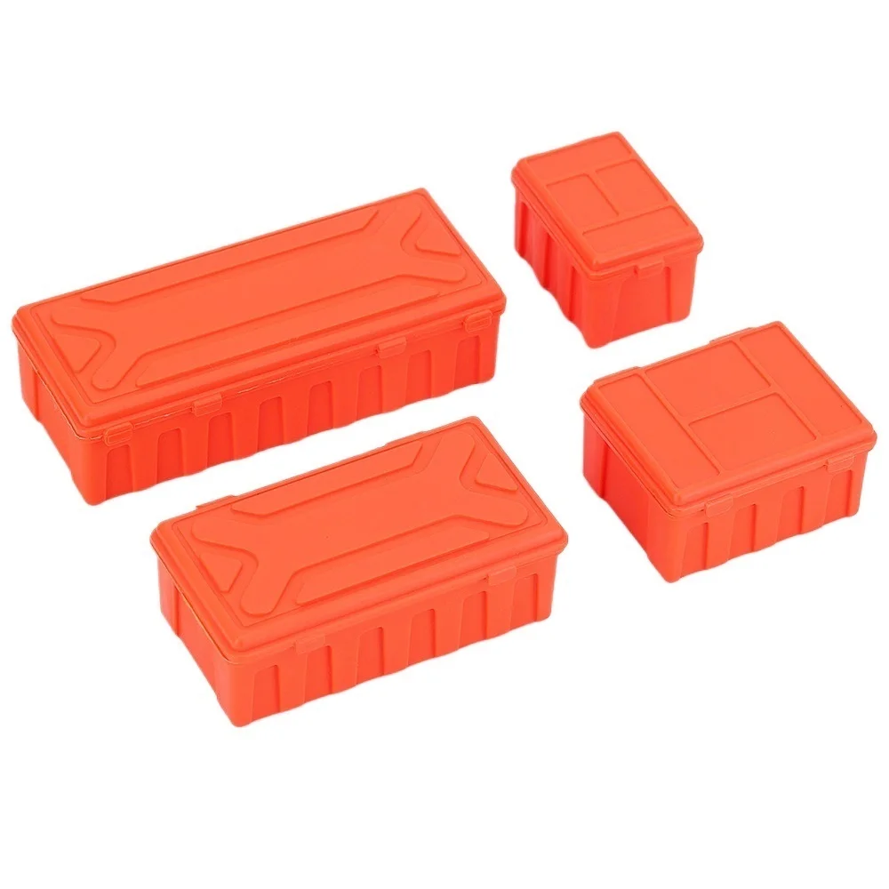 ZHIPAIJI RC Car Simulation Luggage Storage Box Decoration Tool For SCX10 90046 TRX4 TRX6 1/10 RC Crawler Car Accessories Part