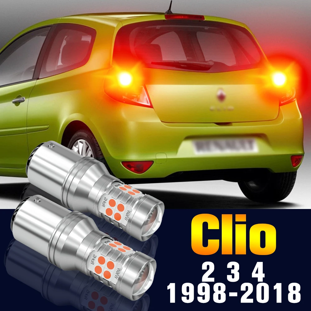 

2pcs LED Brake Light Bulb Lamp For Renault Clio 2 3 4 1998-2018 2008 2009 2010 2011 2012 2013 2014 2015 2016 2017 Accessories