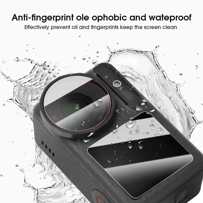 Tempered Glass For DJI Action 5 Pro Action 4 3 Camera Lens Protective Film Front Rear Screen Protector For DJI Osmo Action 3