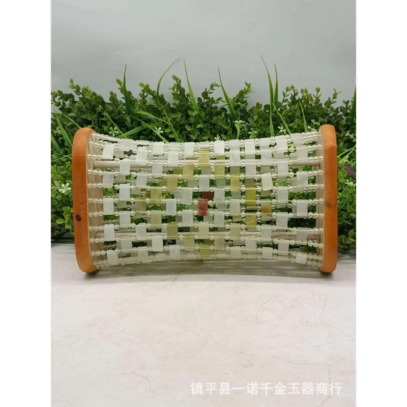 Xiuyan Jade Jade Pillow Jade Pillow Xiuyan Jade Hollow Pillow Summer Cooling Cooling Neck Pillow Jade Pieces Hollow Breathable S