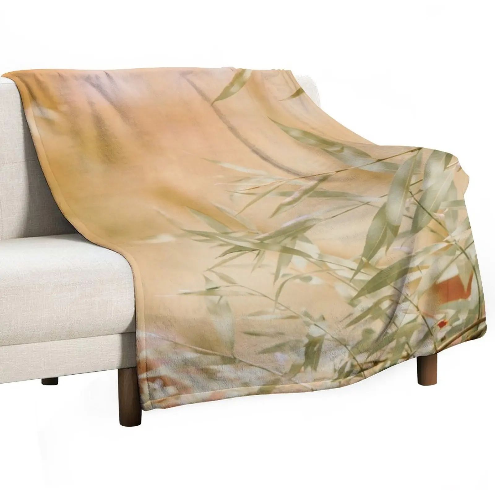 Willow leaves, warm summer day Throw Blanket Luxury wednesday Plaid Blankets