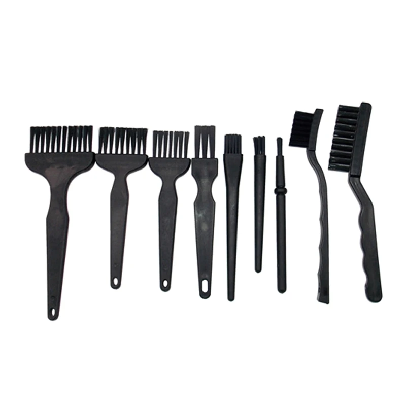 

9 Pieces Multi-use Cleaning Brushes Anti Static Brushes for Car Air Vent Tablet F1CD