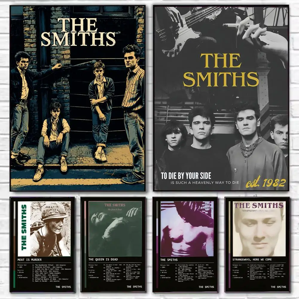 Band The Smiths Poster Stylish Wall Art Print for Living Room Bedroom Study Office Café Home Decor Modern Gift