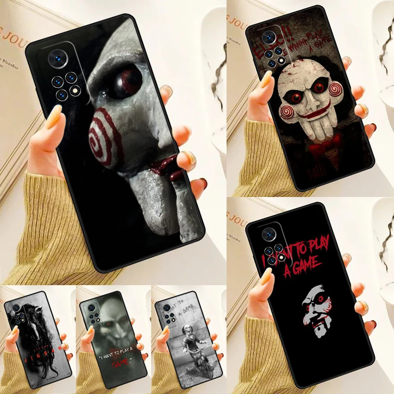 Jigsaw Saw Case For Samsung Galaxy S24 Plus S23 S20 S21FE Lite S22 Ultra Note 20 S8 S9 S10 Phone Coque