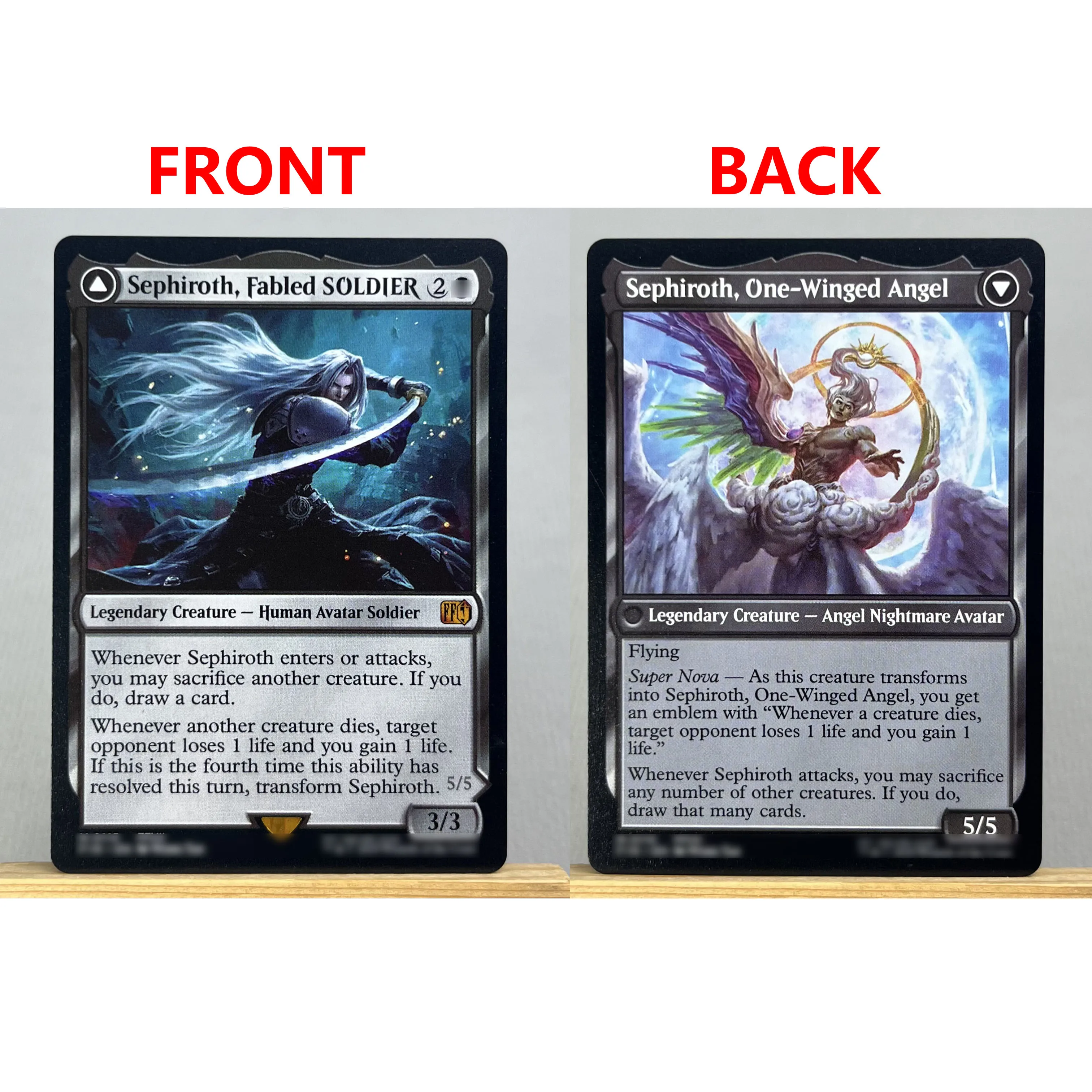 FIN HOLO14-I01 Tcg الوكيل البطاقات السحرية Sephiroth، Fabled SOLDIER Vivi Ornitier Buster Sword Squall، SeeD Mercenary جمع #2