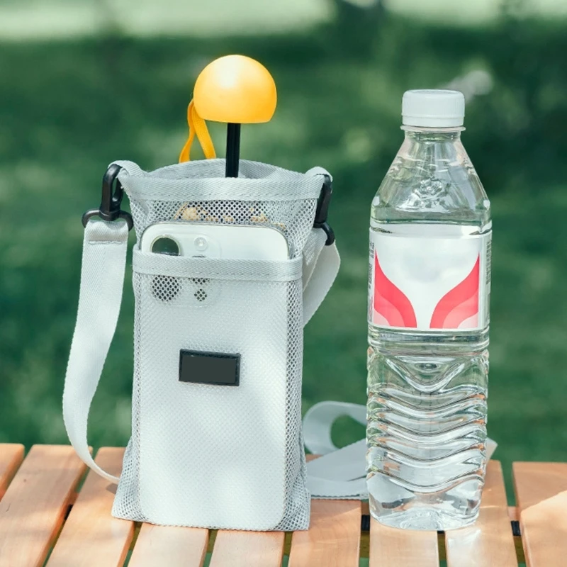 Q39E Light Weight Water Bottle Carriers Features Meshes for Water Level Visibilities