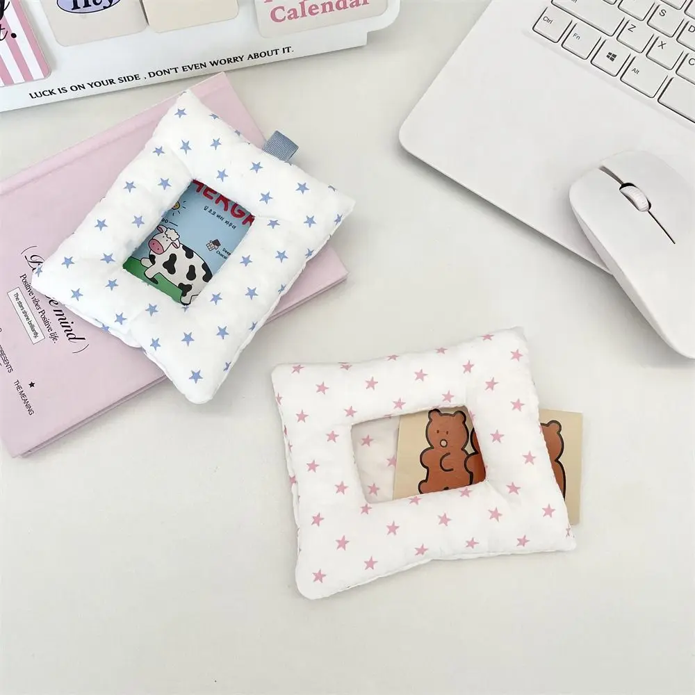 High Quality Cotton Photocard Holder Portable Display Photo Protector Case Storage Card Holder Students