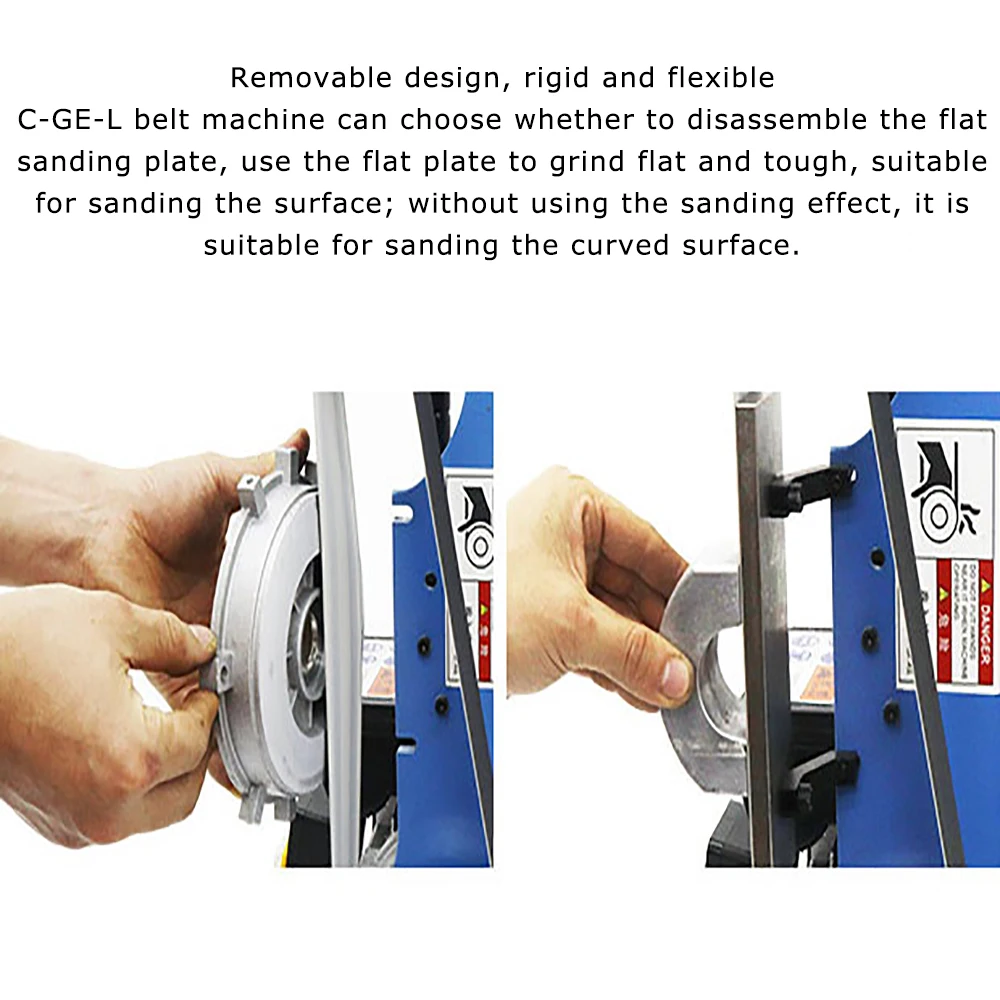 1.5KW Vertical Multifunctional Electric Belt Sander DIY Polishing Grinding Machine Cutter Edges Sharpener Grinder