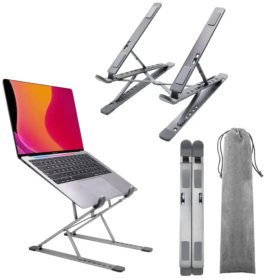 Portable Laptop Stand Aluminum Notebook Support Computer Accessories Bracket Macbook Air Pro Holder Foldable Lap Top Base For Pc