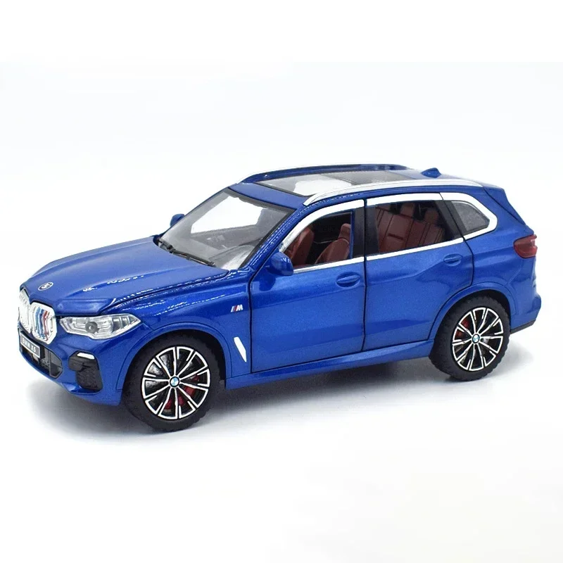 X5 SUV Legering Auto 1:24 Diecasts & Toy Vehicles Automodel Geluid en licht Trek auto Speelgoed Geschenken