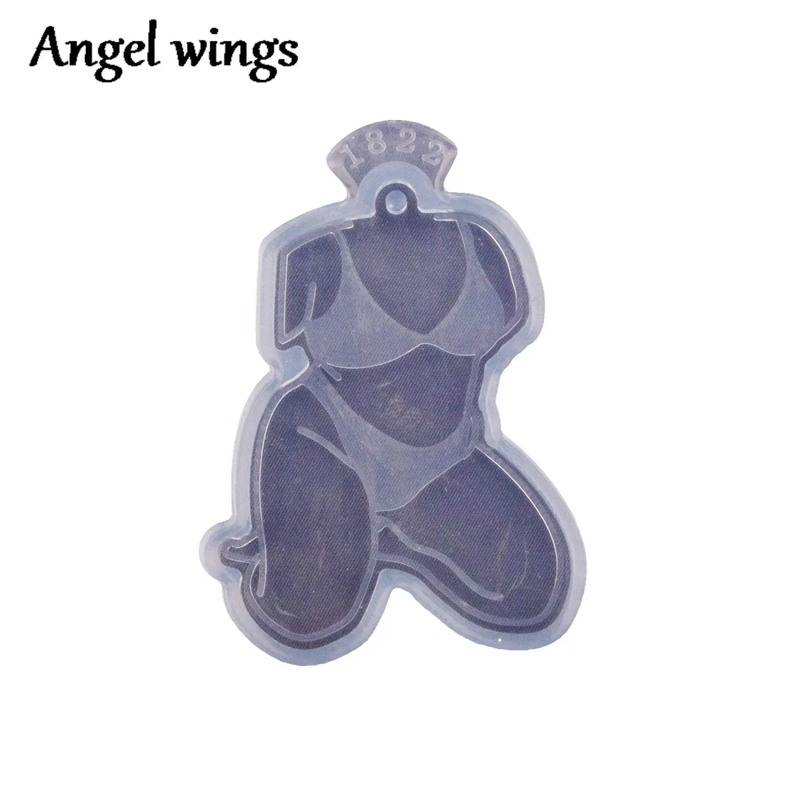 DY1787 Virgin Bone Resin Epoxy Silicone Princess Molds Sexy Woman Keychain Crafting Mold Chocolate Fondant Sugarcraft Molds