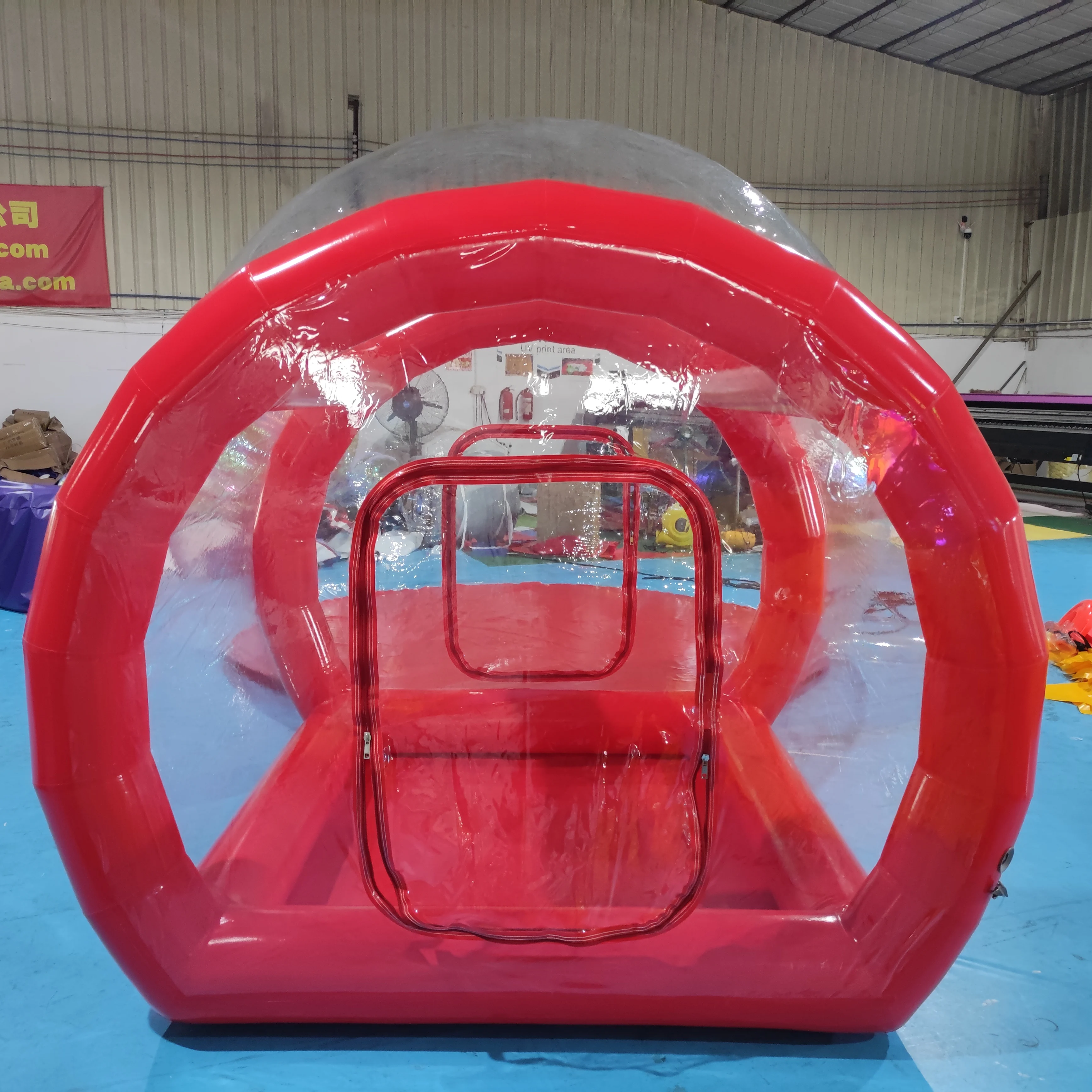 Fabrik Direktverkauf Kinder Party Klare Kuppel Ballon Outdoor Garten Aufblasbare Blase Hüpfburg