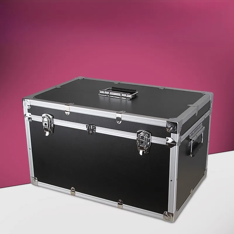 Large Multifunction Aluminum Alloy Tool Box Instrument Equipment Flight Case Built Shelves Tool Case Tools Box Suitcase Tool Box