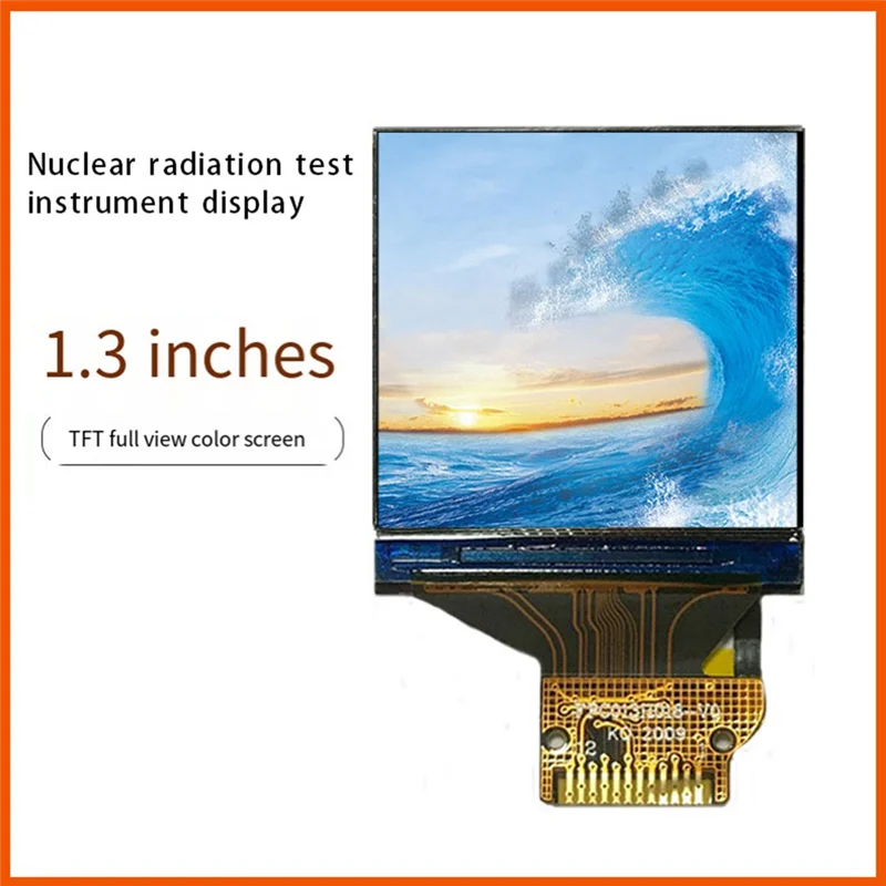 Nuclear Radiation  LCD Screen 240X240 Capacitive 1.3 Inch Test Display Nuclear Radiation Tester Color Screen Easy To Use