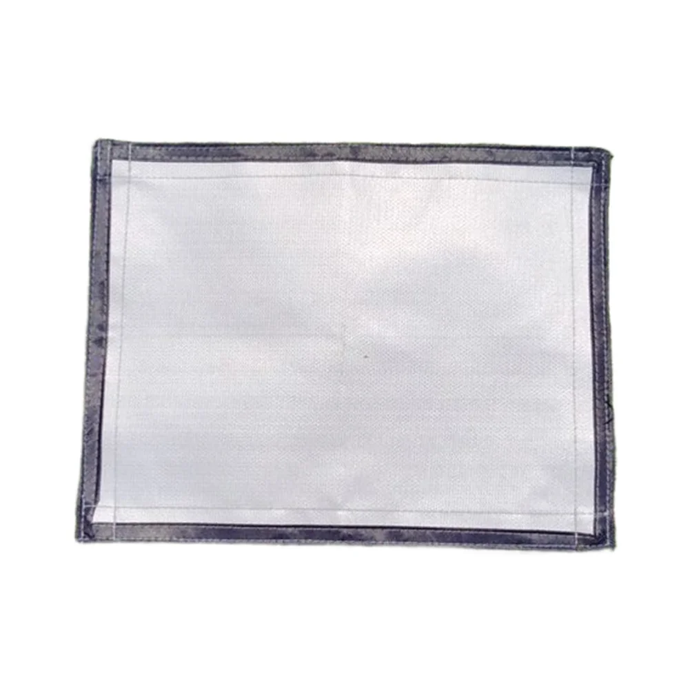 For Camping Tent Wood Stove Pipe Heat Shield Mat Fireproof Flame Resistant 32 cm x 25 cm Lightweight Fiber Material