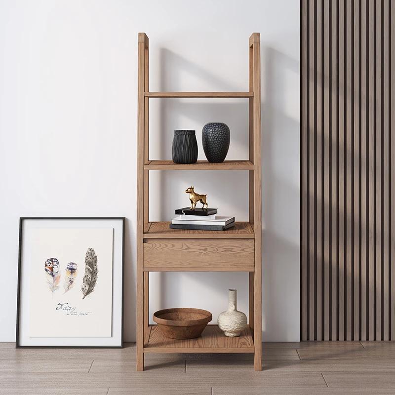 Nordic solid wood living room flower stand indoor shelf multi-layer floor-to-ceiling hanging orchid green dill stand balcony flo