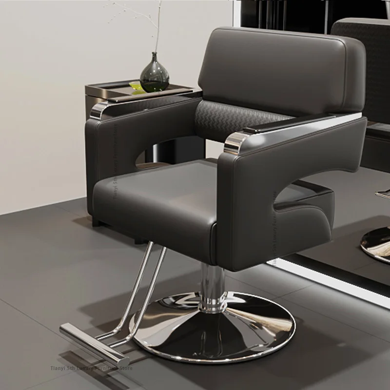 

Скандинавские оригинальные парикмахерские стулья, современные роскошные профессиональные парикмахерские стулья для химической завивки, высококачественная мебель для парикмахерского салона Cadeira FYBC