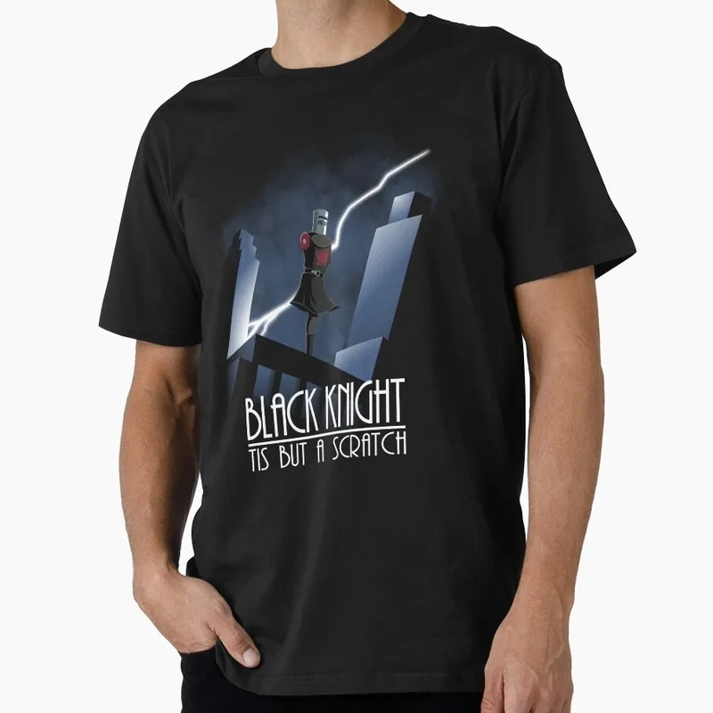 Black Knight the animated series Funny Monty Python Gift T-shirt 0701 Short Sleeve O-Neck Graphic clothes All size Tops S-6XL