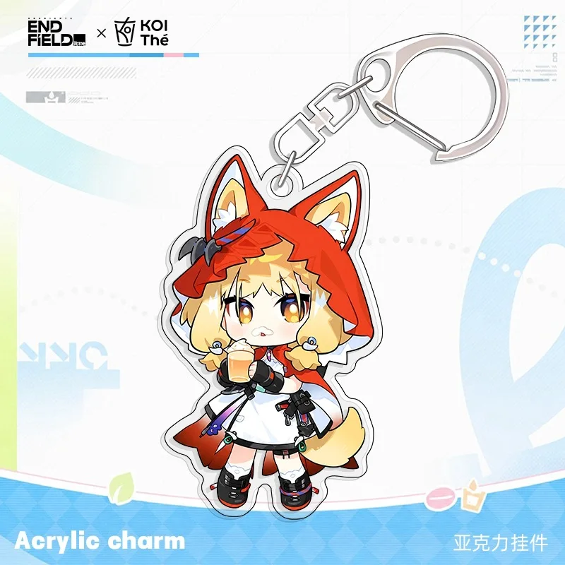 2026 New Arknights:Endfield KIO Keychain Camille Arcane Rossi Keyring Cute Cartoon Anime Game Backpack Jewelry Friend Gift