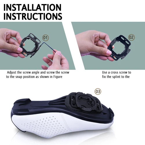 Imagen 2 del producto Tacos para zapatos de ciclismo de liberación rápida, cubierta protectora antideslizante aerodinámica para Pedal de bicicleta con bloqueo automático para WAHOO SpeedPlay Zero