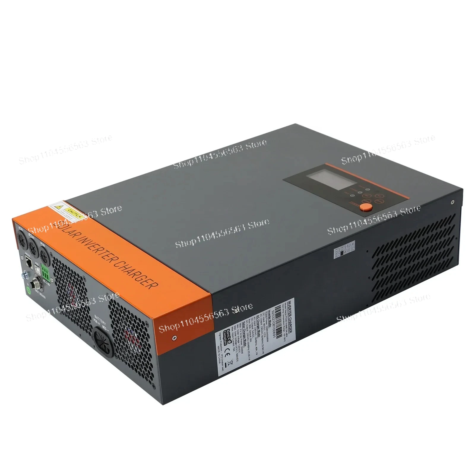 5.5KW 3-Phase Hybrid Solar Inverter, MPPT 80A 500VDC PV Input 220VAC 48V with Parallel Function 5500W