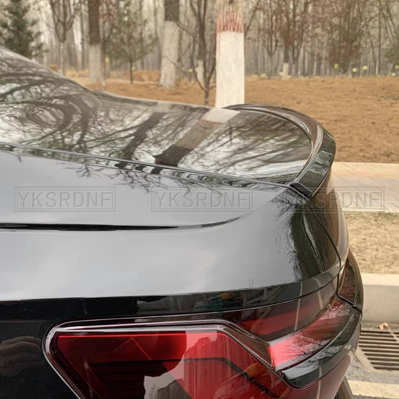 For Audi A6 S6 SLINE RS6 C8 S STYLE spoiler 2019 2020 2021 Car Trunk Lip Wings Tail A6 Accessories Dedicated Decoration