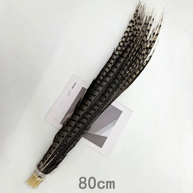 ขนหางไก่ฟ้า 10 ชิ้น ขนาด 60-90 ซม. ของแท้ สำหรับงานแต่งงาน งานรื่นเริง งานเต้นรำ ชุดแฟนซี ตกแต่ง