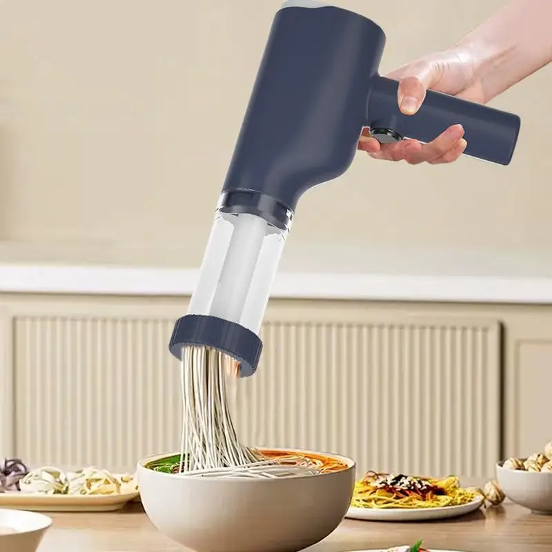 Handheld Electric Pasta Maker Automatic Noodle Maker Cutter Rechargeable Pasta Maker Machine Noodle Cutter With 6 Different