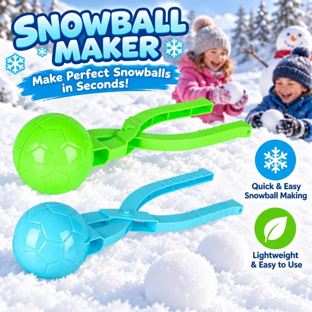 High Quality Snowball Maker Clip For Outdoor Sand Snow Ball Mold Toys Fight Sports Toys Funny Snowball Maker Clip Accessories