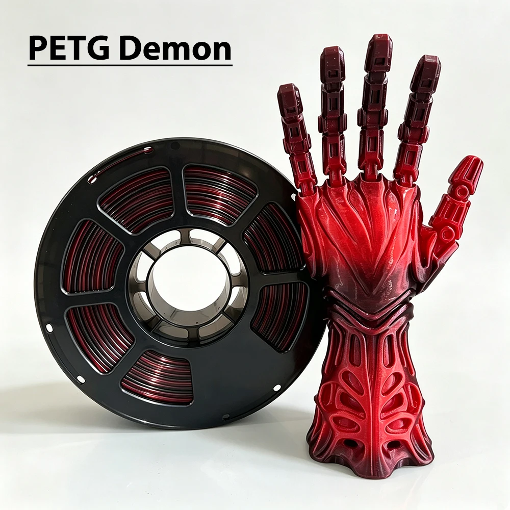 PETG Devil Gradient 250g 500g 1kg 3D Printer Filament PETG Materials Consumables 1.75mm Vacuum Packaging
