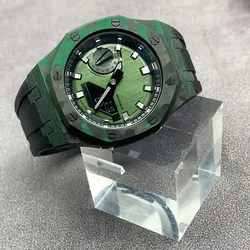 Suitable For Casio GA2100/GA-B2100/GA2110 Farmhouse Oak Tree Modified Carbon Fiber Case Fluororubber Strap