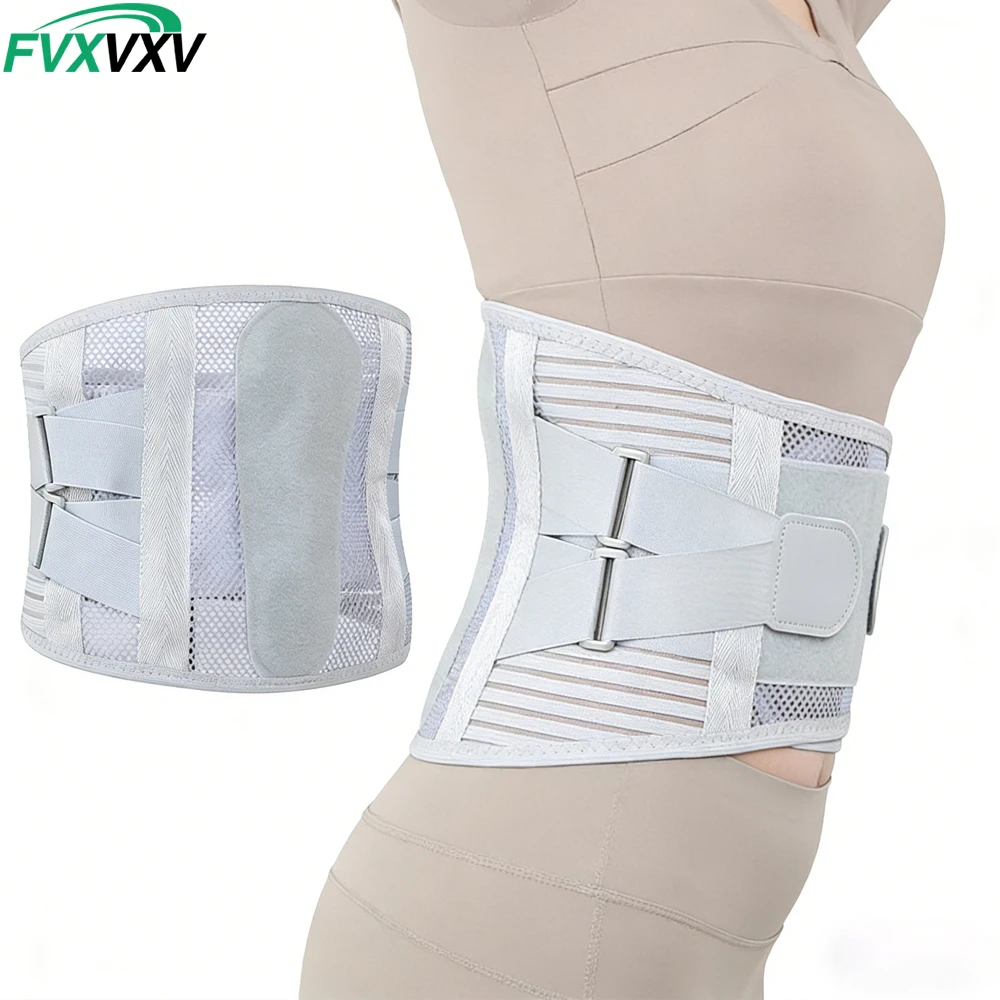 1PCS Back Brace for Lower Back Pain, Lumbar Support, Herniated Disc, Sciatica, Arthritis – Adjustable, Breathable Design for Men