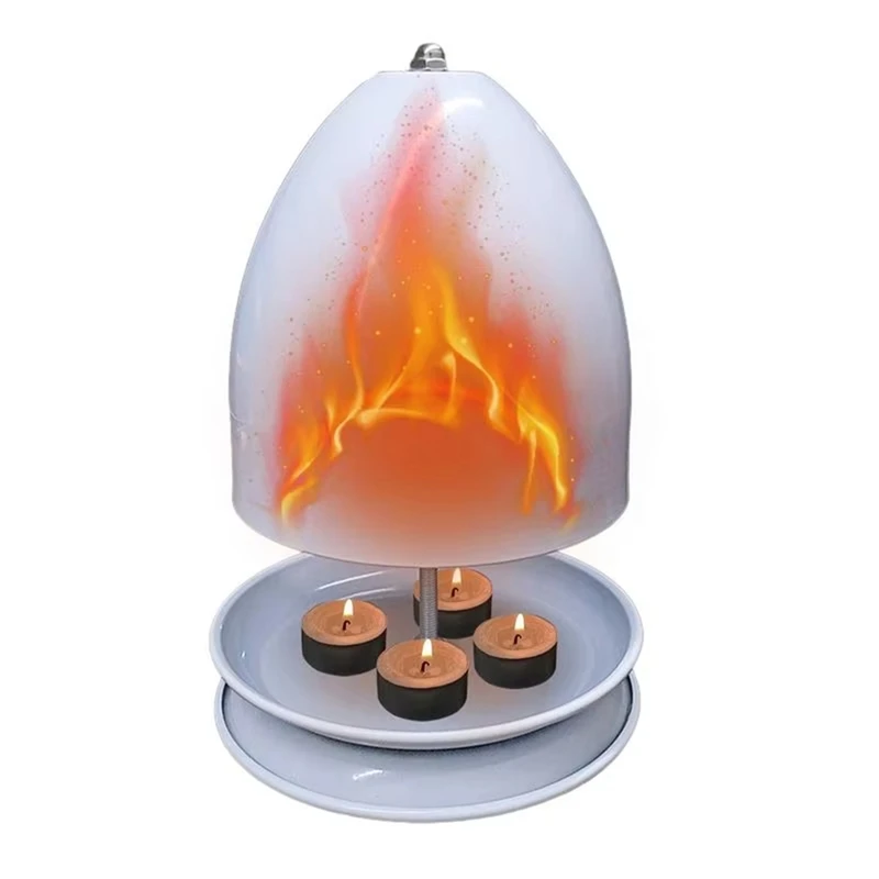 Tea Light Heater Metal Tealight Candle Room Heater Soft Light And Cozy Tea Light Holder And Candle Heating Holder Office