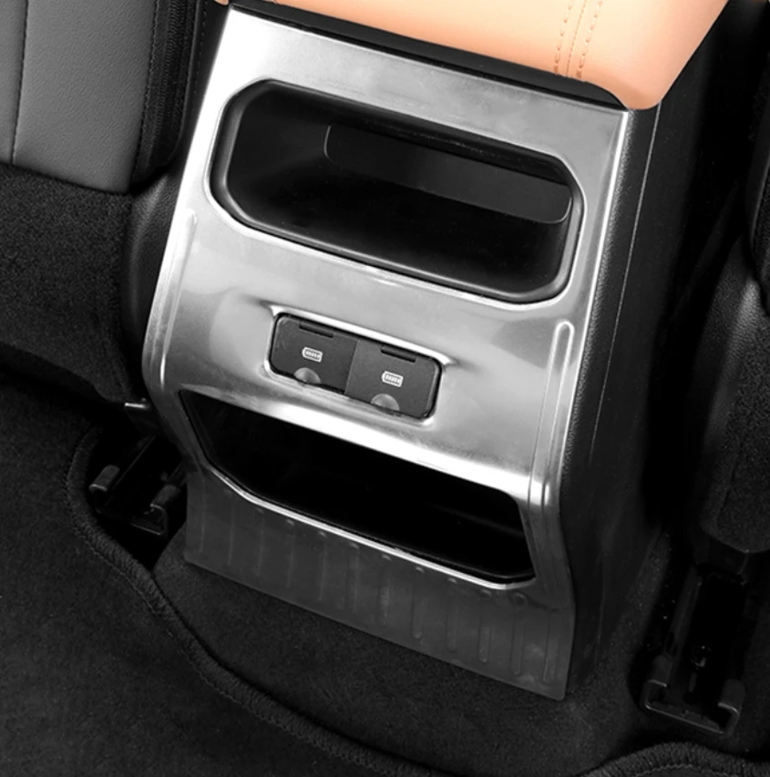 

Задний центральный кондиционер, розетка переменного тока, вентиляционная рамка, накладка, Стайлинг автомобиля для Haval Jolion 2021 2022, аксессуары