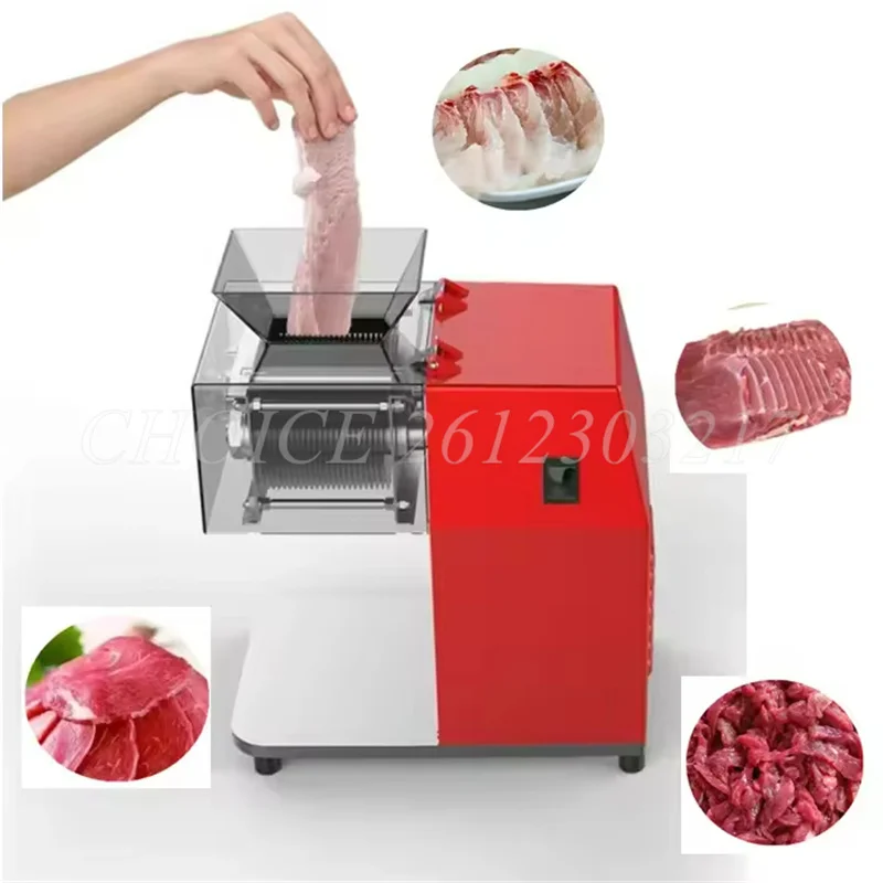 

High-Quality Meat Slicer Automatic Shred Slicer Dicing Machine Electric Multi Function Red Meat Grinder Knife Can Be Detachable