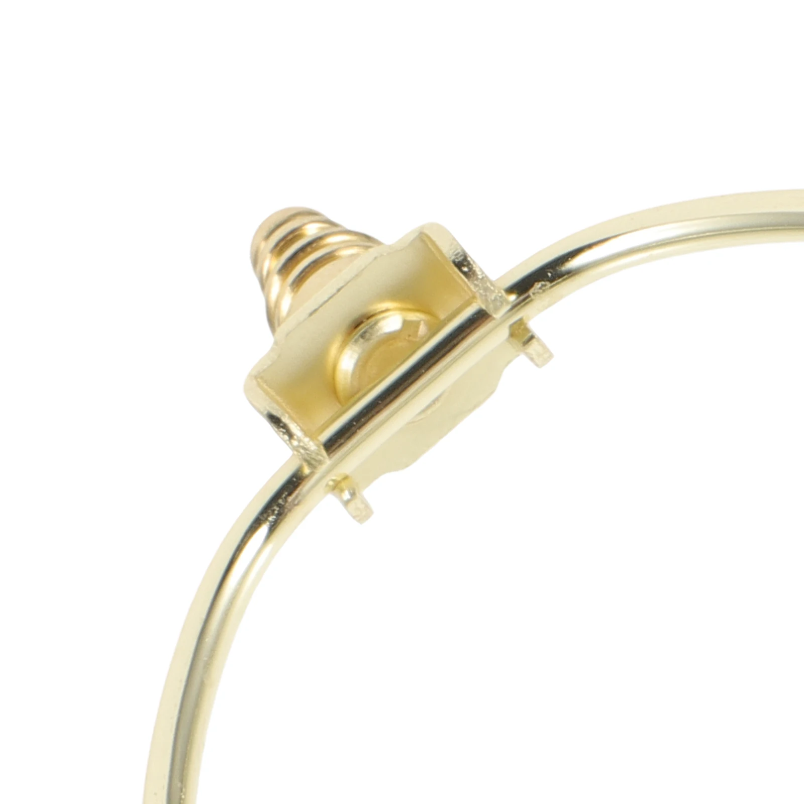 

8 Inch Lamp Harp Holder E26 Golden Finish Lightweight Crystal Table Lamp Accessories Lampshade Bracket Repair Stable