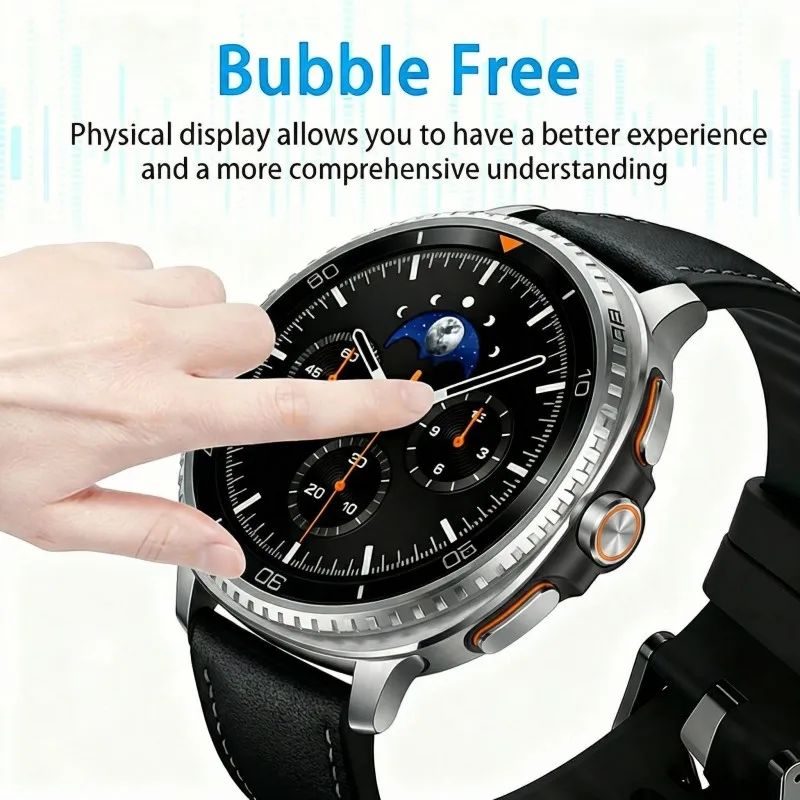 Screen Protector for Samsung Galaxy Watch 8 Classic 44MM 40MM Tempered Glass for Samsung Galaxy Watch 8 / 8 Classic Glass Film