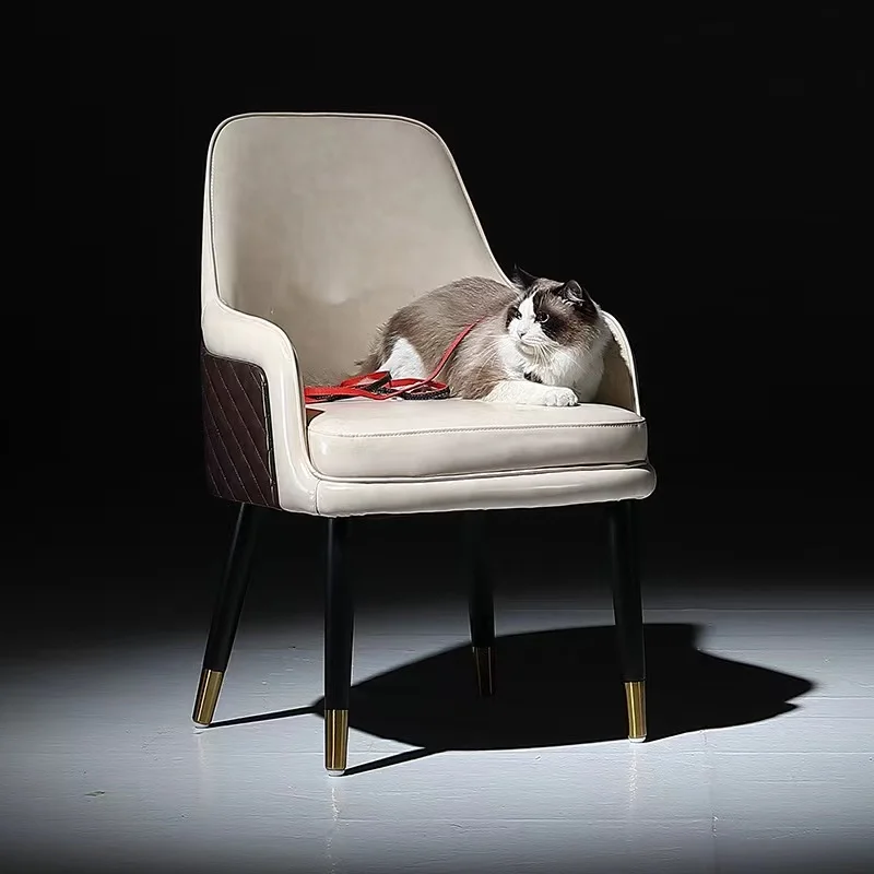 

※qNordic Luxury Dining Chairs Solid Wood Chairs Villas, Reception and Negotiation Chairs High-end Armchairs