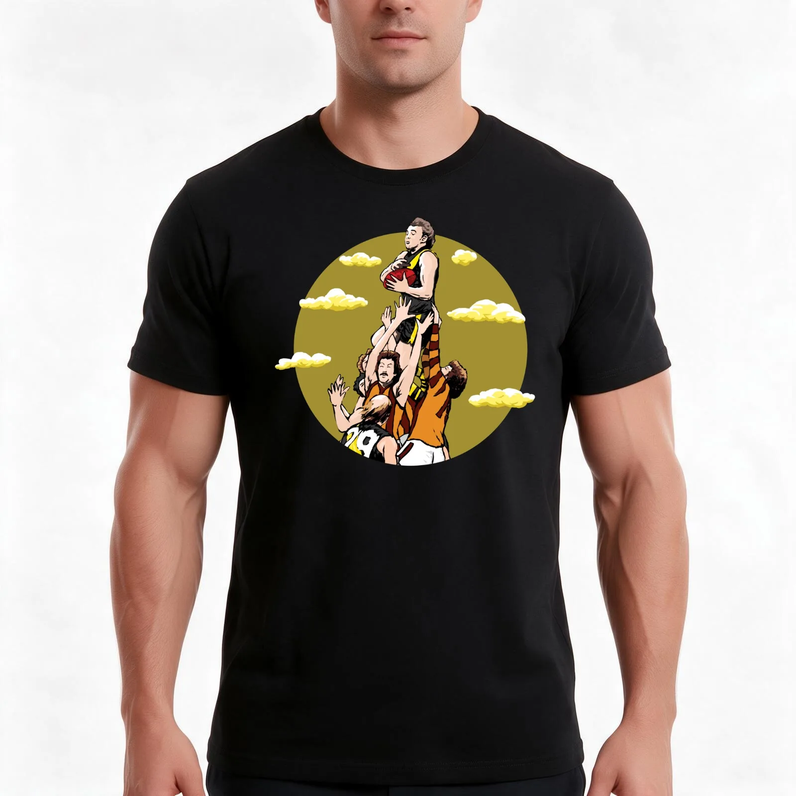 Disco Flies High T-Shirt, Summer Casual Cotton Tee, Oversized Streetwear Tops, Vintage Graphic Print, Loose Fit Short Sleeve
