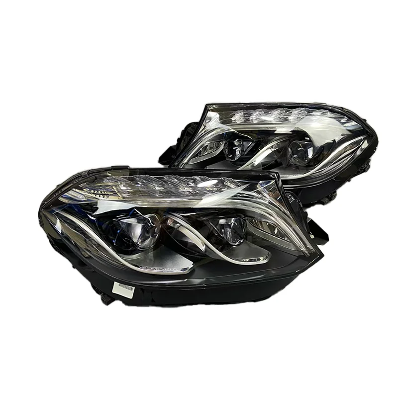 Left and Right Headlights  for  Mercedes-Benz GLS 166  , OE number 1669066603, original  second-hand