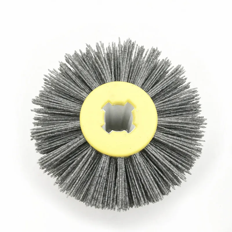 80 - 320 Multi-types Grit Abrasive Wire Drawing Tool Nylon Wire Drawing Wheel Abrasive Wire Brush for Wood Furniture Polishing