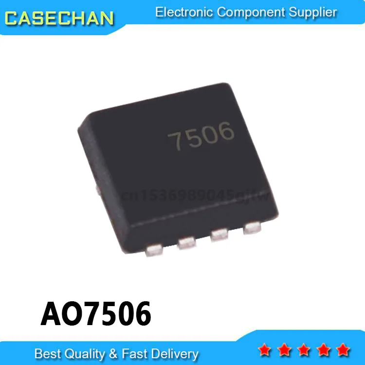 10pcs  QFN-8  AON7506 AO7506