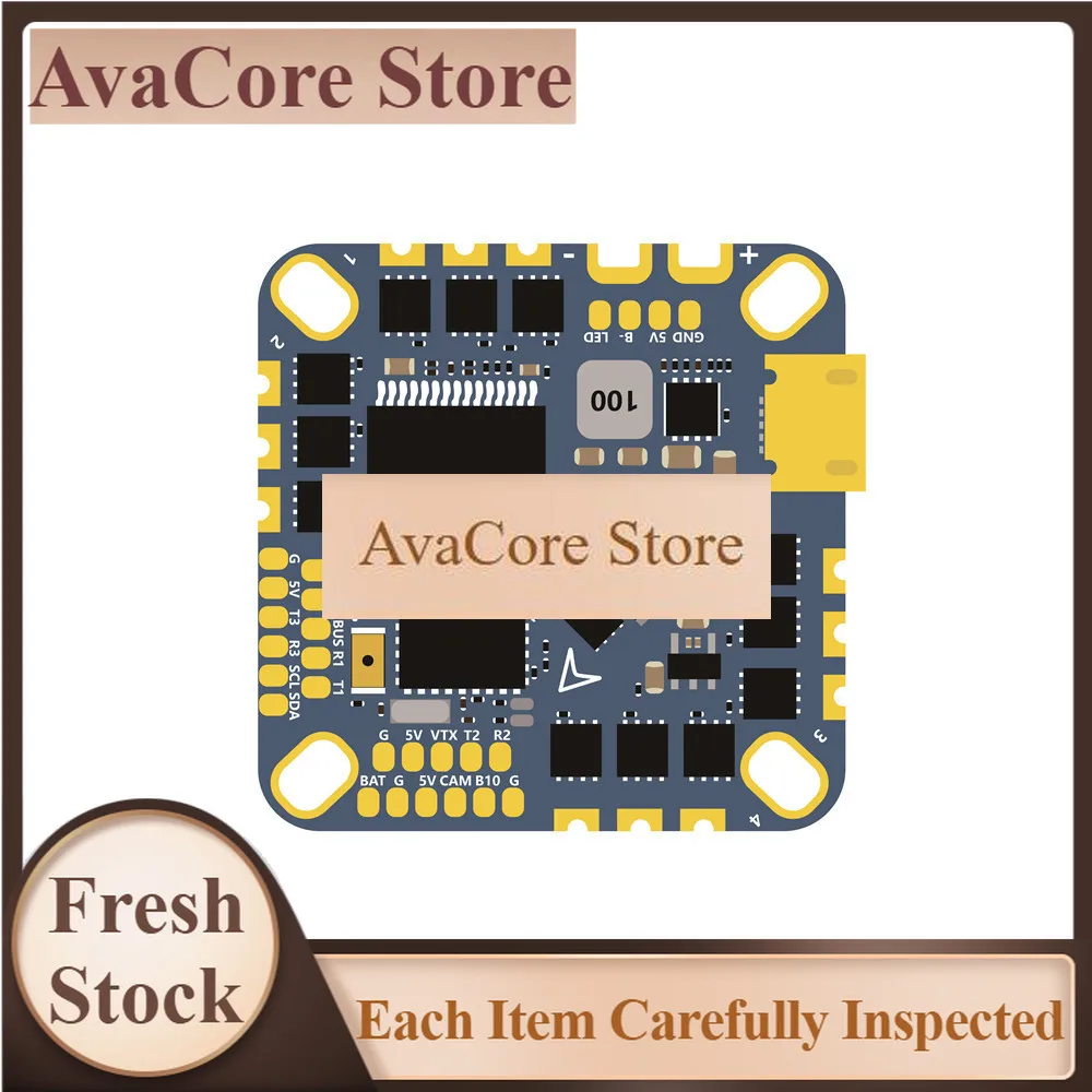 AvaCoreHAKRC F4126 ICM42688 F411 Flight Controller BLHELI_ S 20A 2-4S /4-6S 40A ESC  25.5mm for FPV Freestyle Toothpick Cinew