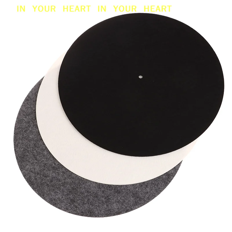 【X】Audio Replacement DIY Accessories Audiophile Thick Turntable Mat 1PC Slip Mat Felt Turntable Platter Mat For LP Vinyl Record