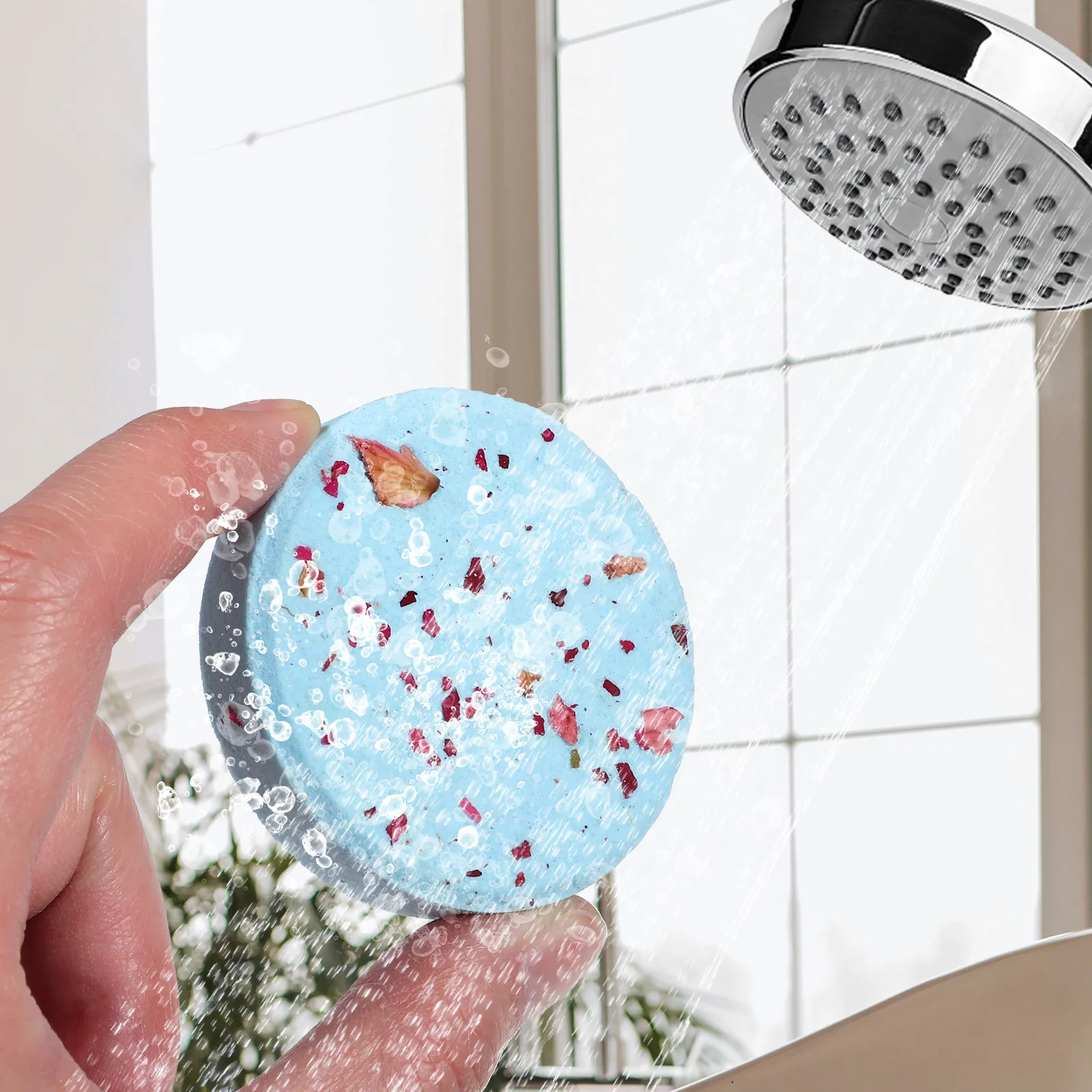 

8Pcs Shower Steamers Set Essential Oils Aroma Relaxation Bath Tablets for Women Men Home Spa Supplies